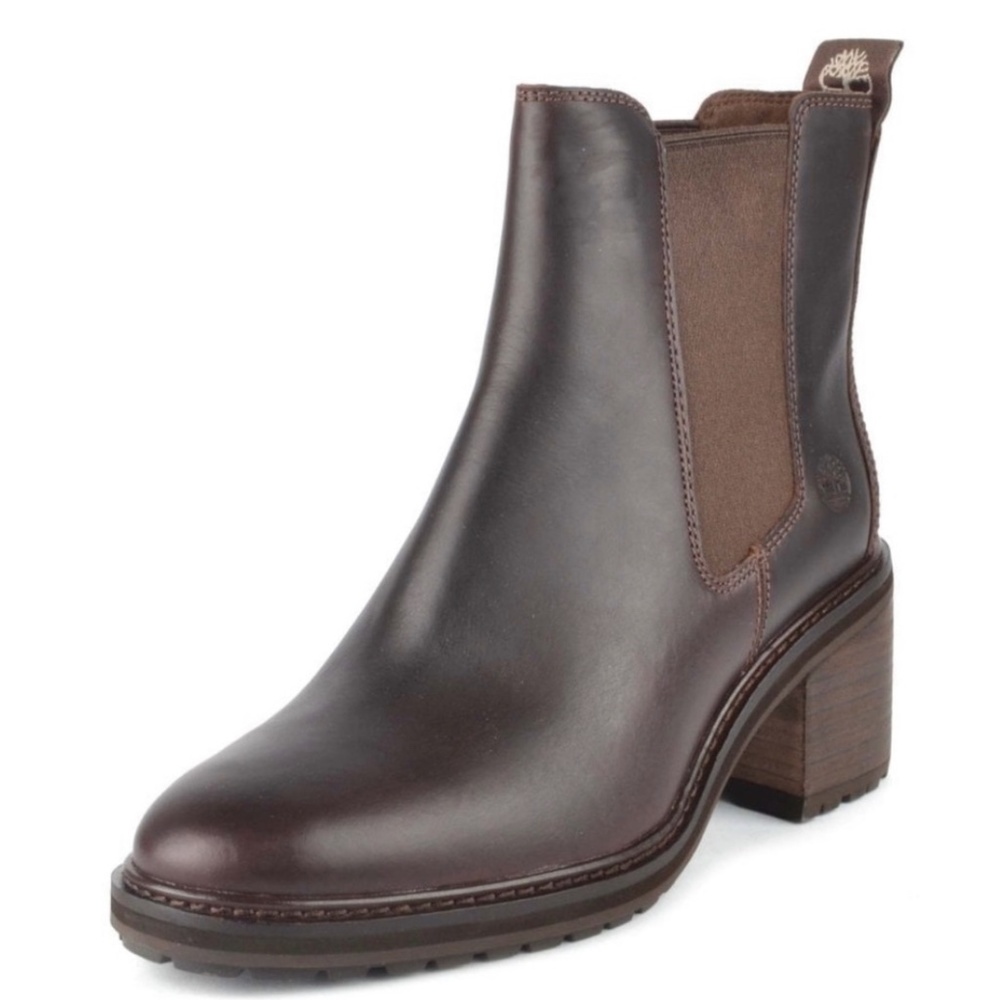 TIMBERLAND Sienna High Dark Brown Chelsea Boots